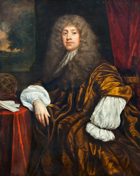 Sir Robert Southwell. A painting reputedly by Kneller now hanging at Kings Weston House