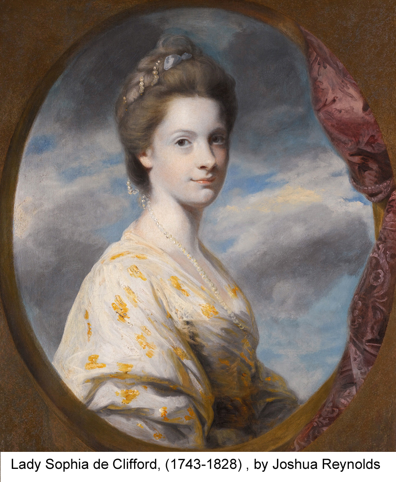 Sophia, mrs Edward Southwell, later Lady de Clifford (1743-1828)  *oil on canvas *79.5 by 65.5 cm  *1766